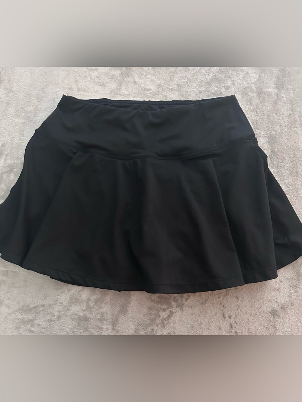 Classic Black Women's Athletic Skort - Flared Active Style Medium
